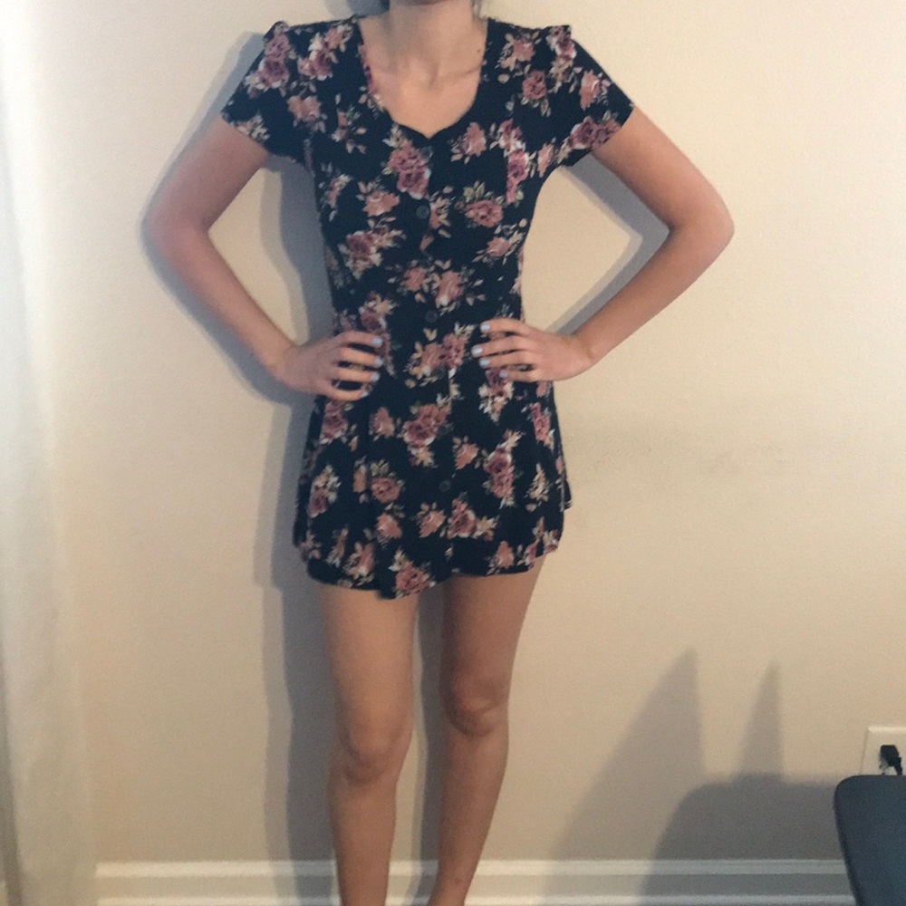 Black Floral Dress